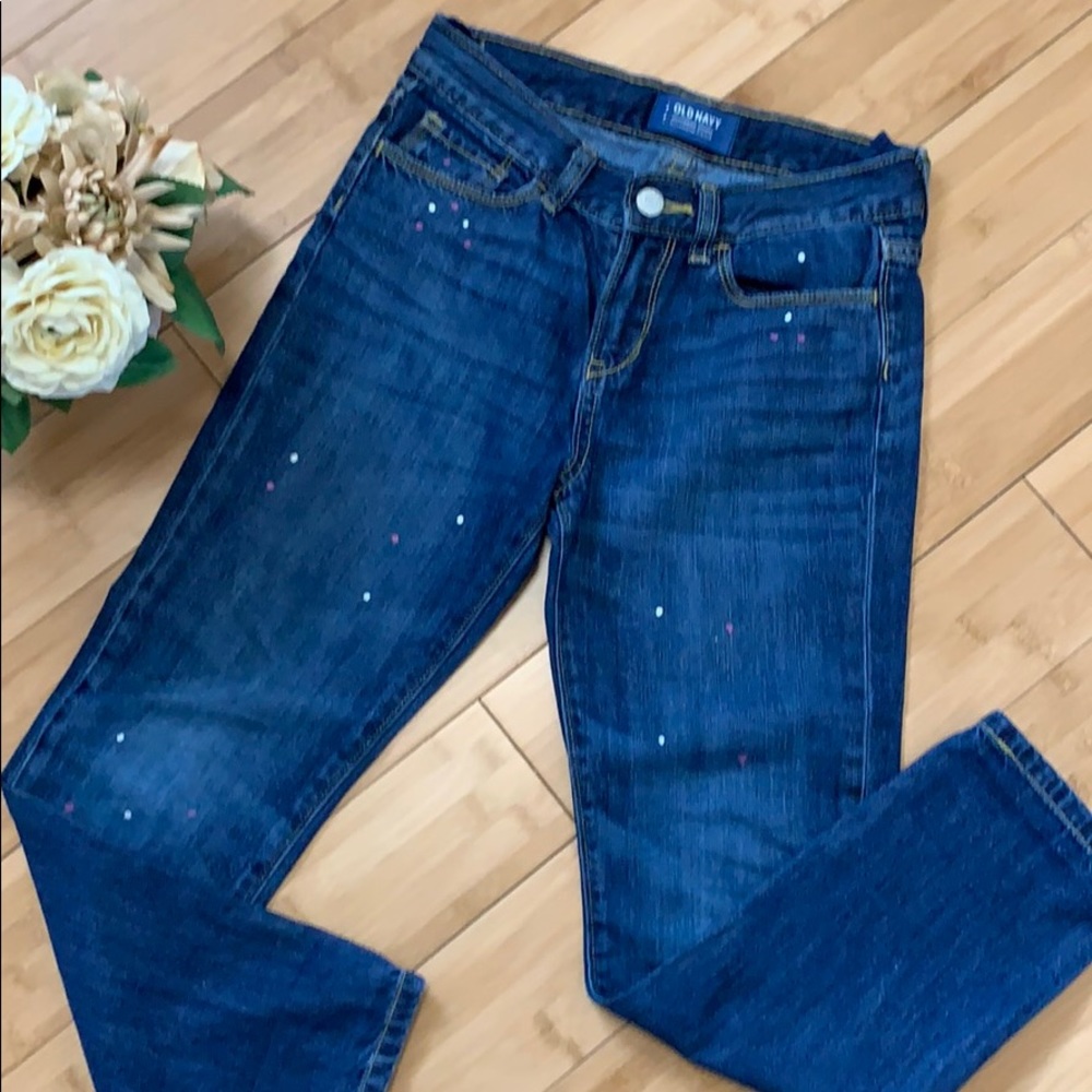 Old Navy kids boyfriend skinny adjusted jeans👖